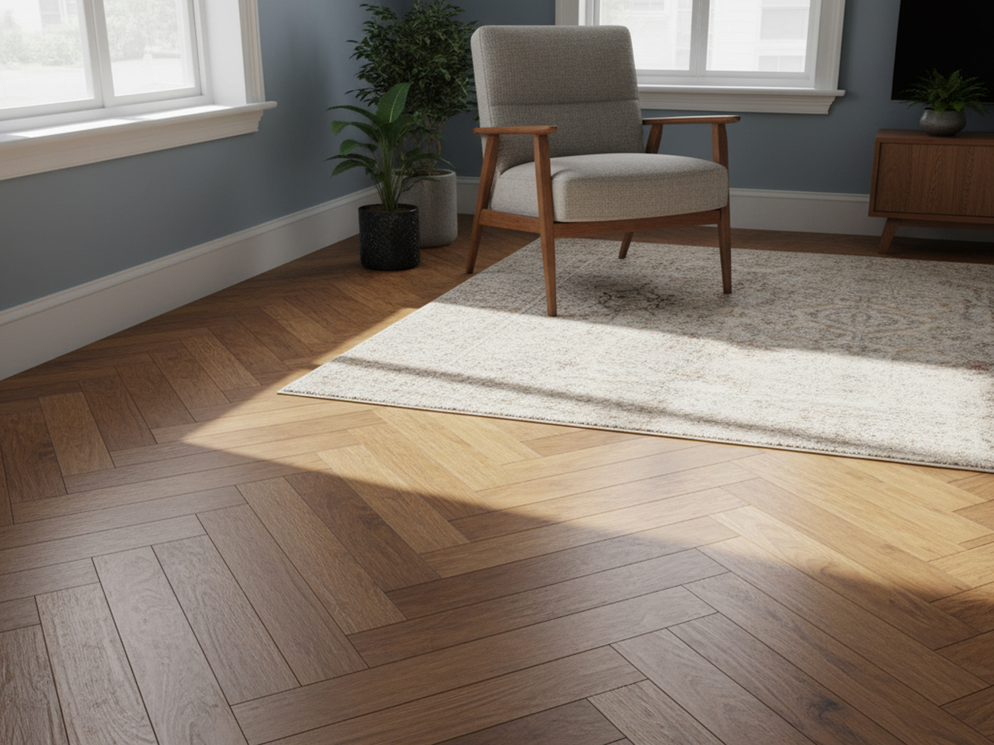 魚骨拼/人字拼木地板